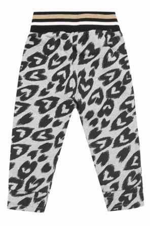 Spodnie dresowe ze wzorem w serca, zdjęcie 1 Spodnie dresowe ze wzorem w serca od Stella McCartney Kids